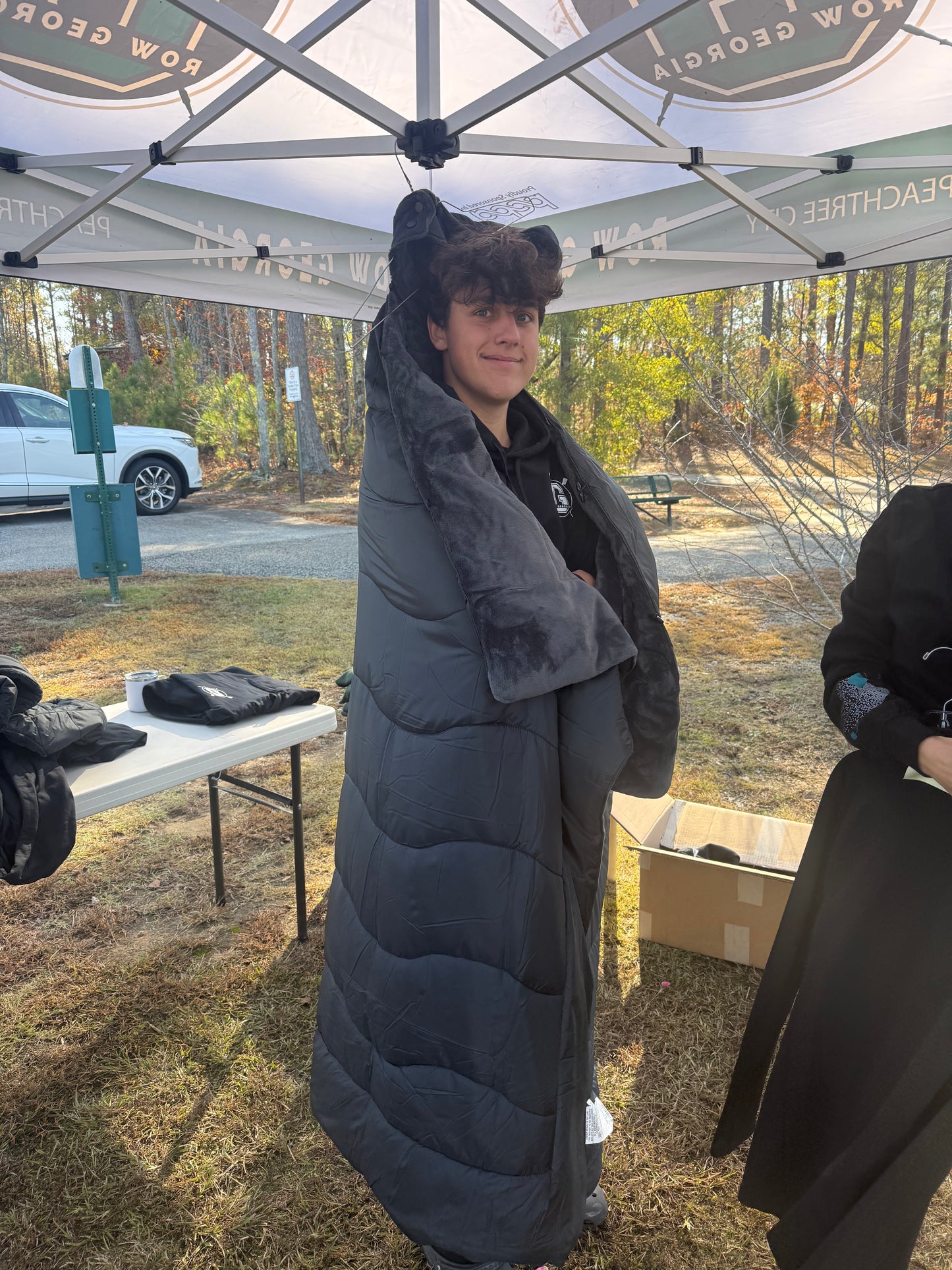 Merch - Hoodie Blanket, Embroidered