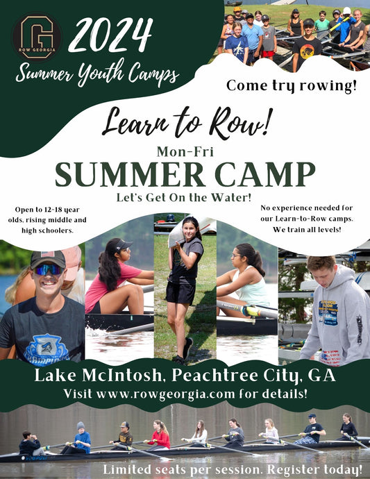 2024 Summer Camp Youth Learn To Row 8am-11am