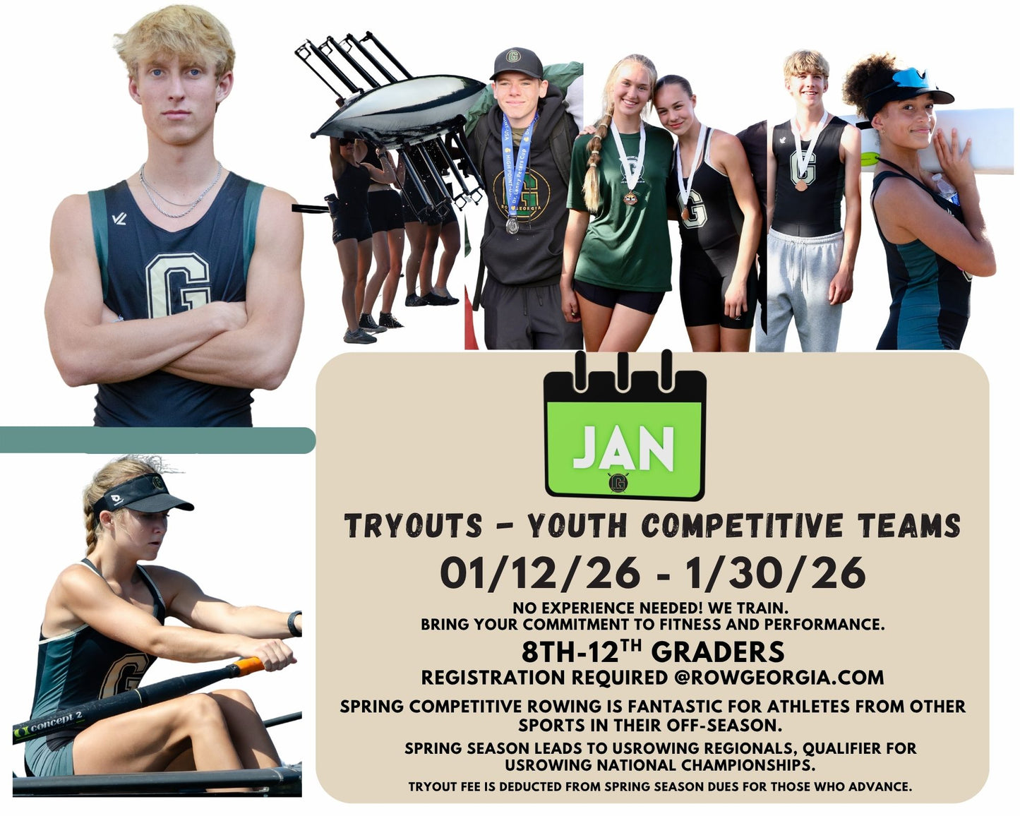 Youth Competitive Teams TRYOUTS - Payment