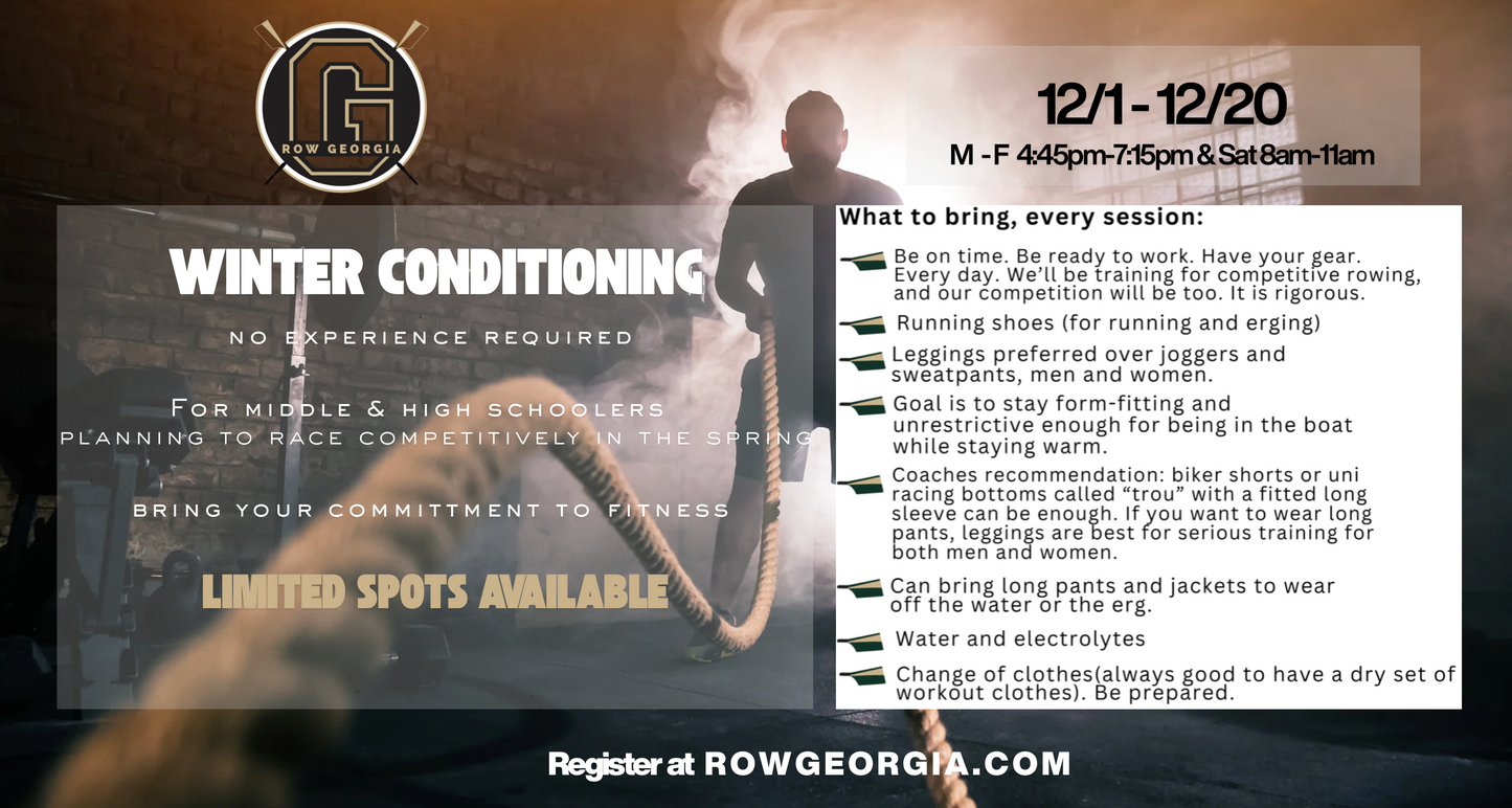 Youth Winter Conditioning 12/1 - 12/20 - Registration Open NOW!